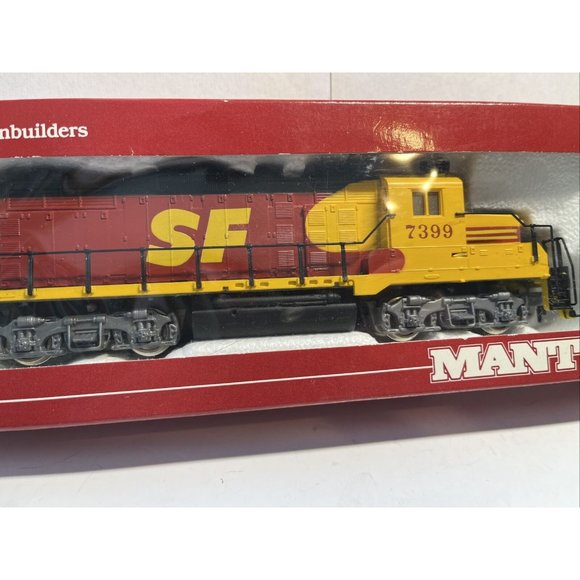 Boxed NEW! MANTUA Gp-20 Diesel Sante Fe HO Train Engine 11” Box Locomotive #7399 - Picture 2 of 4